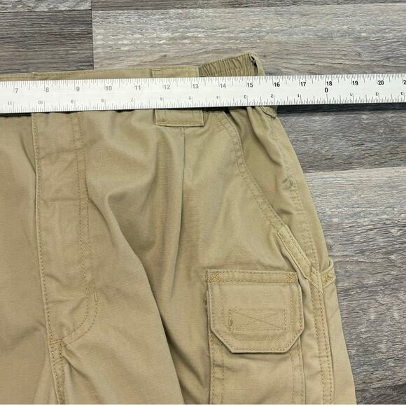 5.11 Tactical Taclite Pro Tan Khaki Mens 32x32 Ripstop Cargo Utility Work Pants - Picture 11 of 16